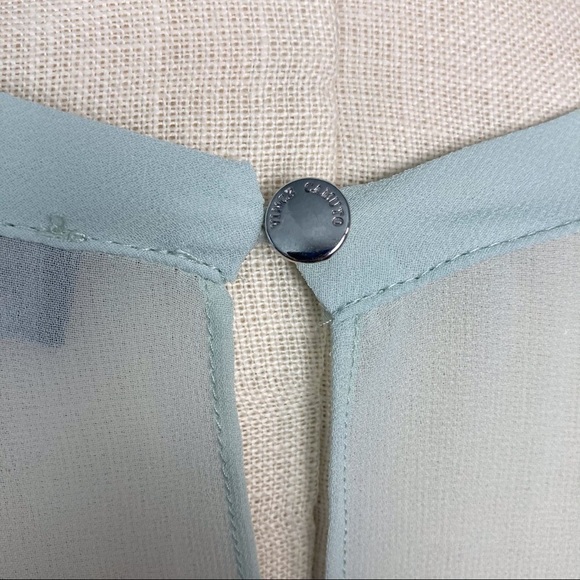 𝅺vince Camuto Soft Breeze Green Sleeveless Top - Picture 7 of 16